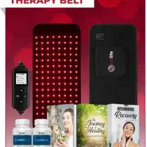 Red Light Therapy - Belt - Chlorella + Lymphflo + Black Seed Oil Pure