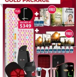 Red Light Therapy - Comprehensive Package - Pro - AH - Chlorella + Lymphflo